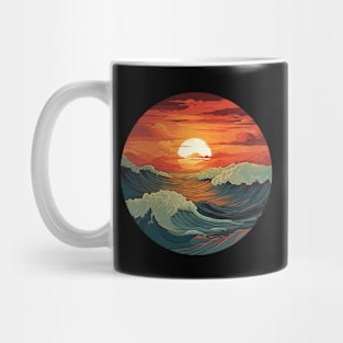 Sunset Vibe In The Ocean Mug